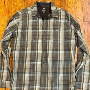 KUHL Fugitive Flannel: Mens Large Long Sleeve